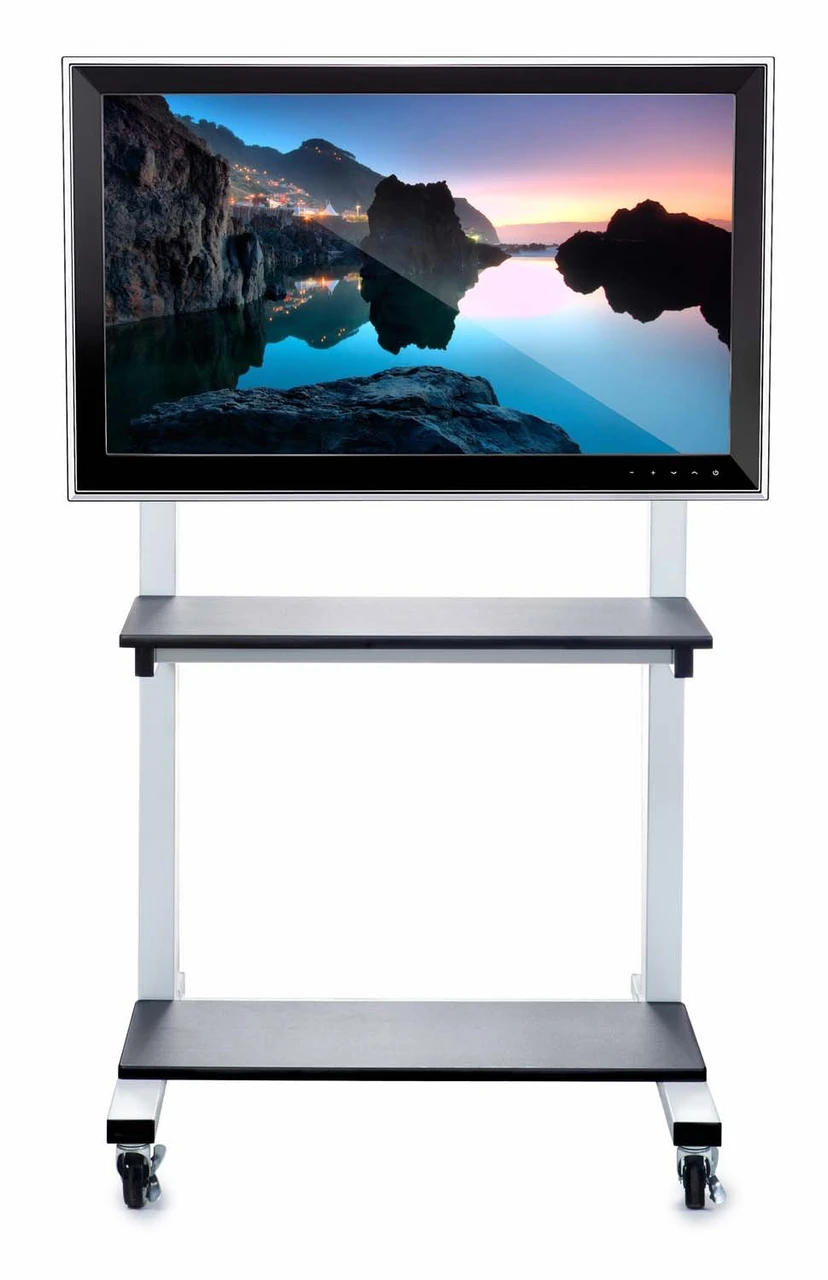 Luxor Workspaces Clcd Crank Adjustable Flat Panel Tv Cart (CLCD) — product image 2