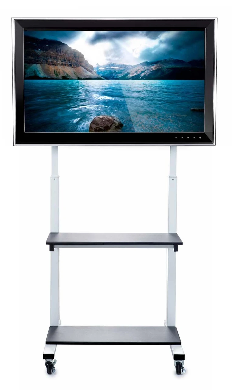 Luxor Workspaces Clcd Crank Adjustable Flat Panel Tv Cart (CLCD) — product image 3
