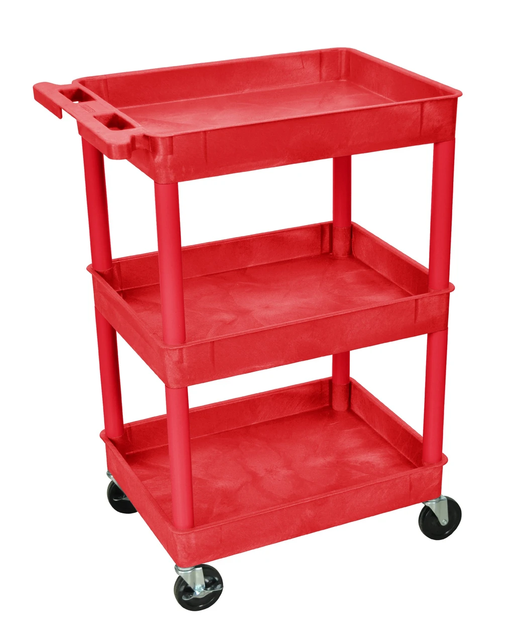 Luxor Workspaces Fanmats (Rdstc111Rd) Tub Cart, Red (RCLMWP5)