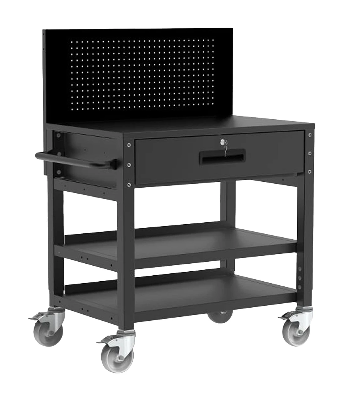 Luxor Workspaces Indoor Modern Pegboard Mobile Workstation (UCWS001)