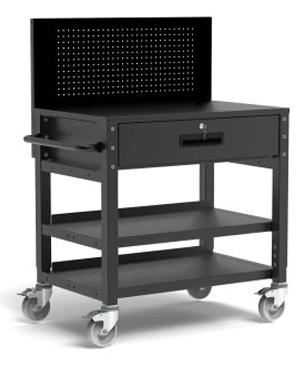 Luxor Workspaces Indoor Modern Pegboard Mobile Workstation (UCWS001) — product image 2