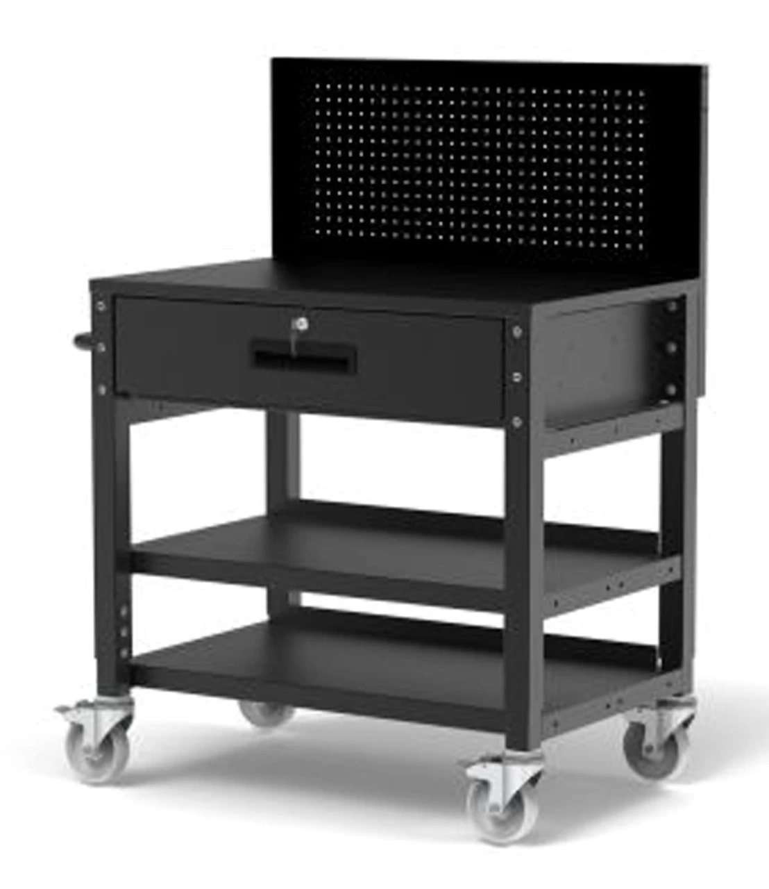 Luxor Workspaces Indoor Modern Pegboard Mobile Workstation (UCWS001) — product image 4