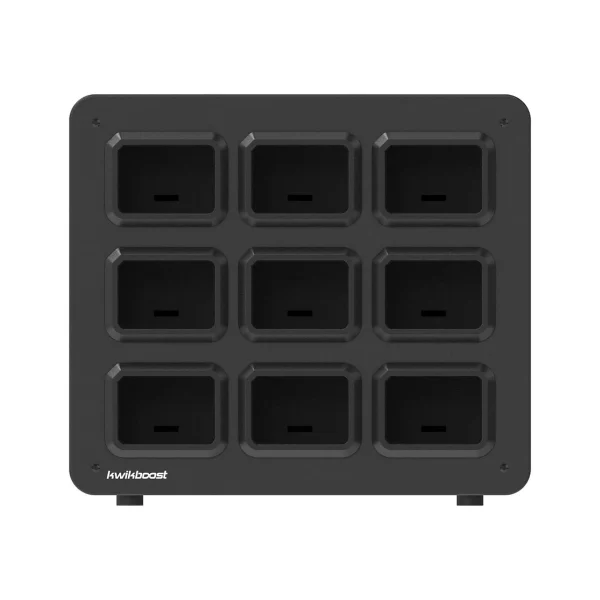 Luxor Workspaces Kb Edgepower 9-Bay Charger: Charge 9 Batteries (KBEP-BASE9)