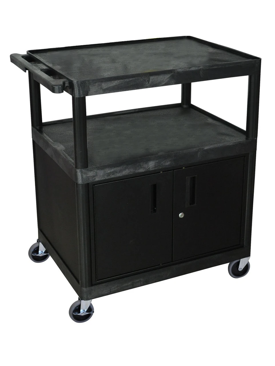 Luxor Workspaces Large Coffee Cart - Cabinet (HE40C-B)
