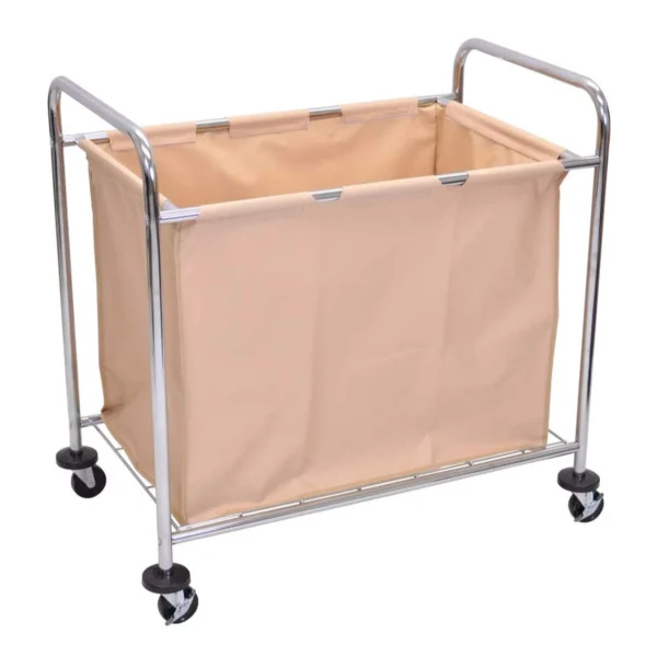 Luxor Workspaces Laundry Cart With Steel Frame And Canvas (HL14)