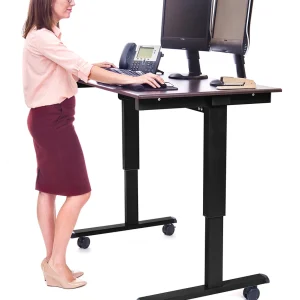 Luxor Workspaces Luxor-48 Dual Motor Electric Stand Up Desk (STANDE-48-BK/DW)