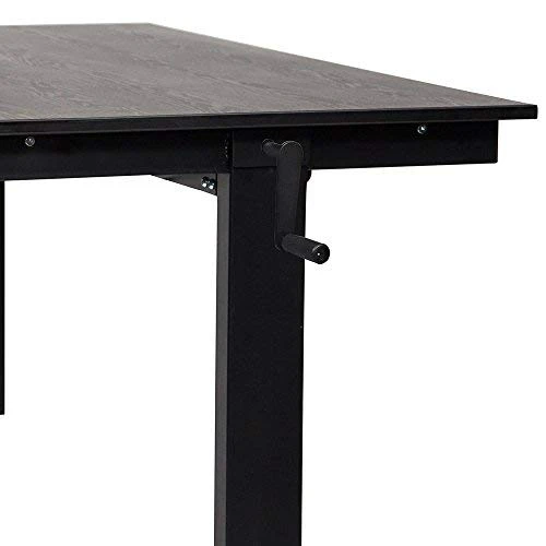 Luxor Workspaces Luxor-60 Crank Adjustable Stand Up Desk (STANDCF60-BK/BO) — product image 5