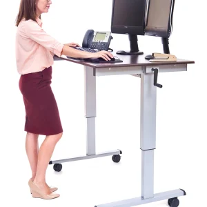 Luxor Workspaces Luxor/H Crank Adjustable Standup Desk - 47.25 (STANDUP-CF48-DW)
