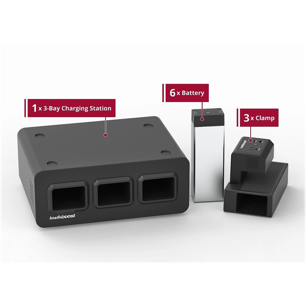 Luxor Workspaces Medium Use Bundle: Kb Edgepower Desktop Charger (KBEP-6B3C3) — product image 2