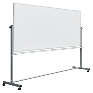 Luxor Workspaces Mobile Dry Erase Magnetic Whiteboard, 96"X40" (MB9640WW)