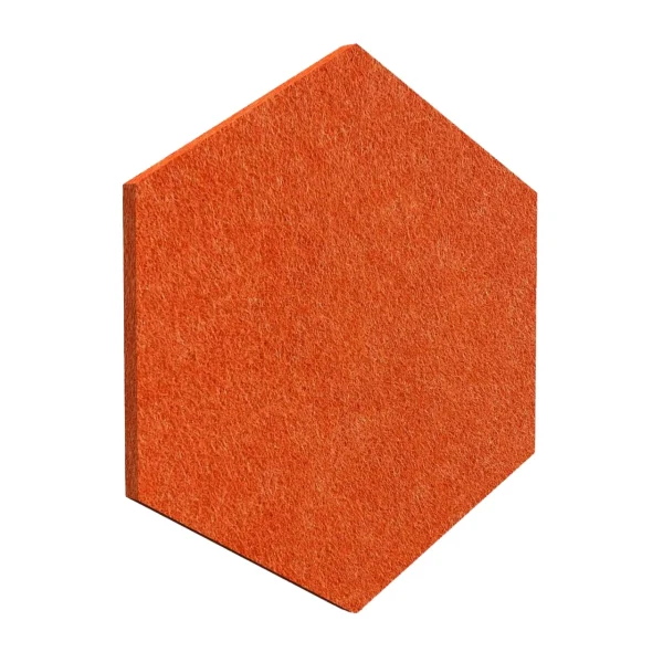 Luxor Workspaces Modern Acoustic Panels, Orange, 6-Pk (RCLMHEX006)