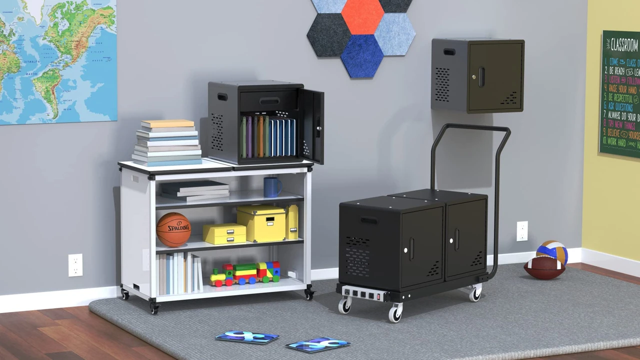 Luxor Workspaces Modular Charging System - Single Dolly (LLMCSP) — product image 2