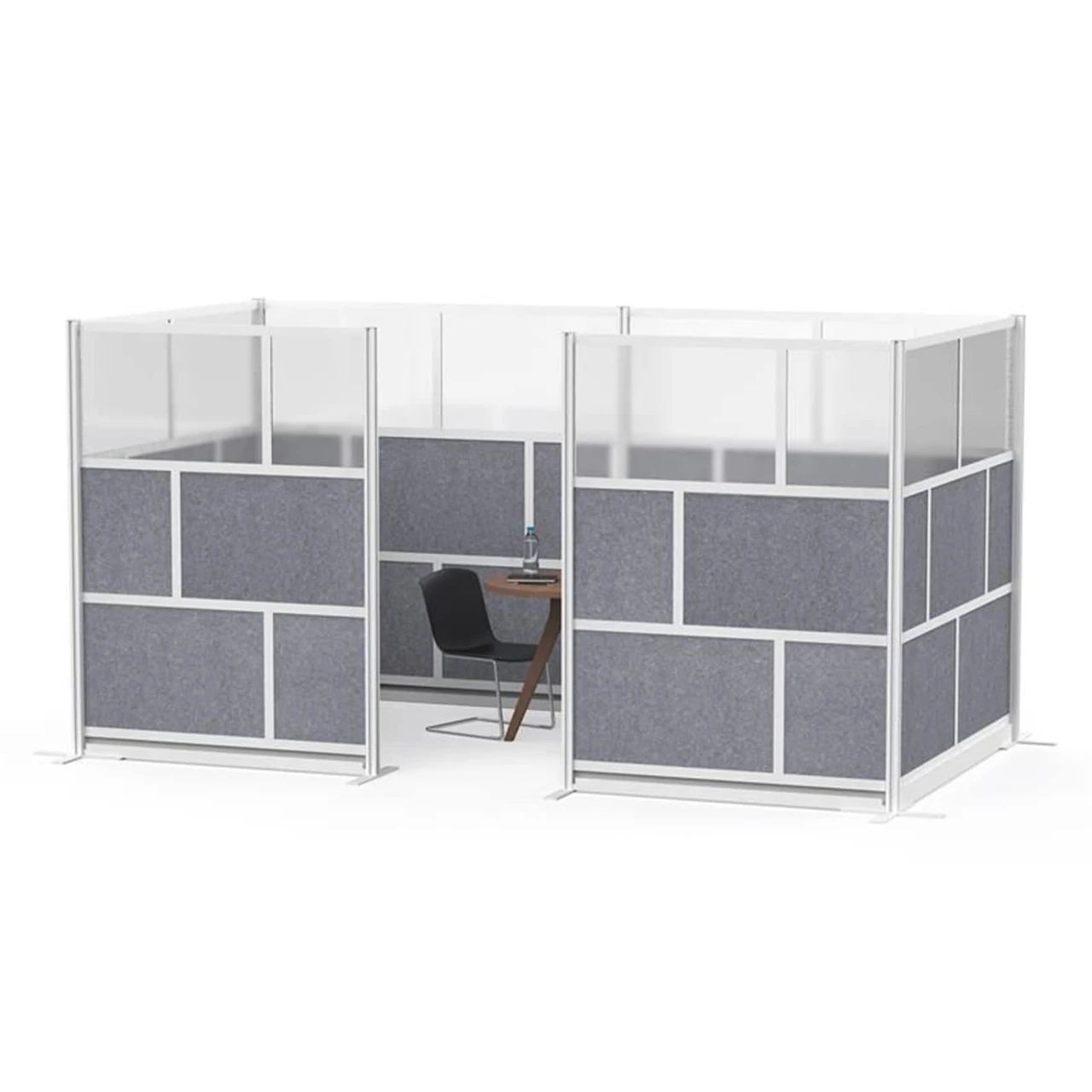 Luxor Workspaces Modular Room Divider Wall, 53"X70" Add-On Wall (MW-5370-XFCG) — product image 5