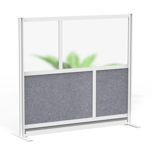 Luxor Workspaces Modular Room Divider Wall System - 53" X 48" (MW-5348-FCG)
