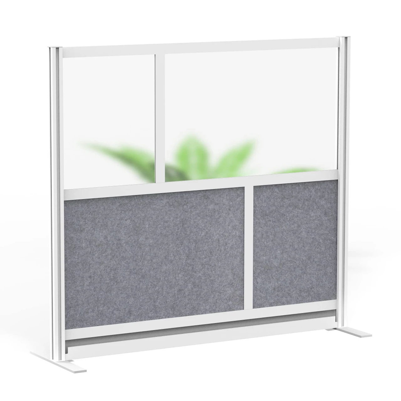 Luxor Workspaces Modular Room Divider Wall System - 53" X 48" (MW-5348-FCG)