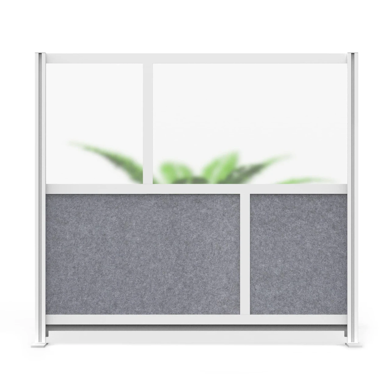 Luxor Workspaces Modular Room Divider Wall System - 53" X 48" (MW-5348-FCG) — product image 2