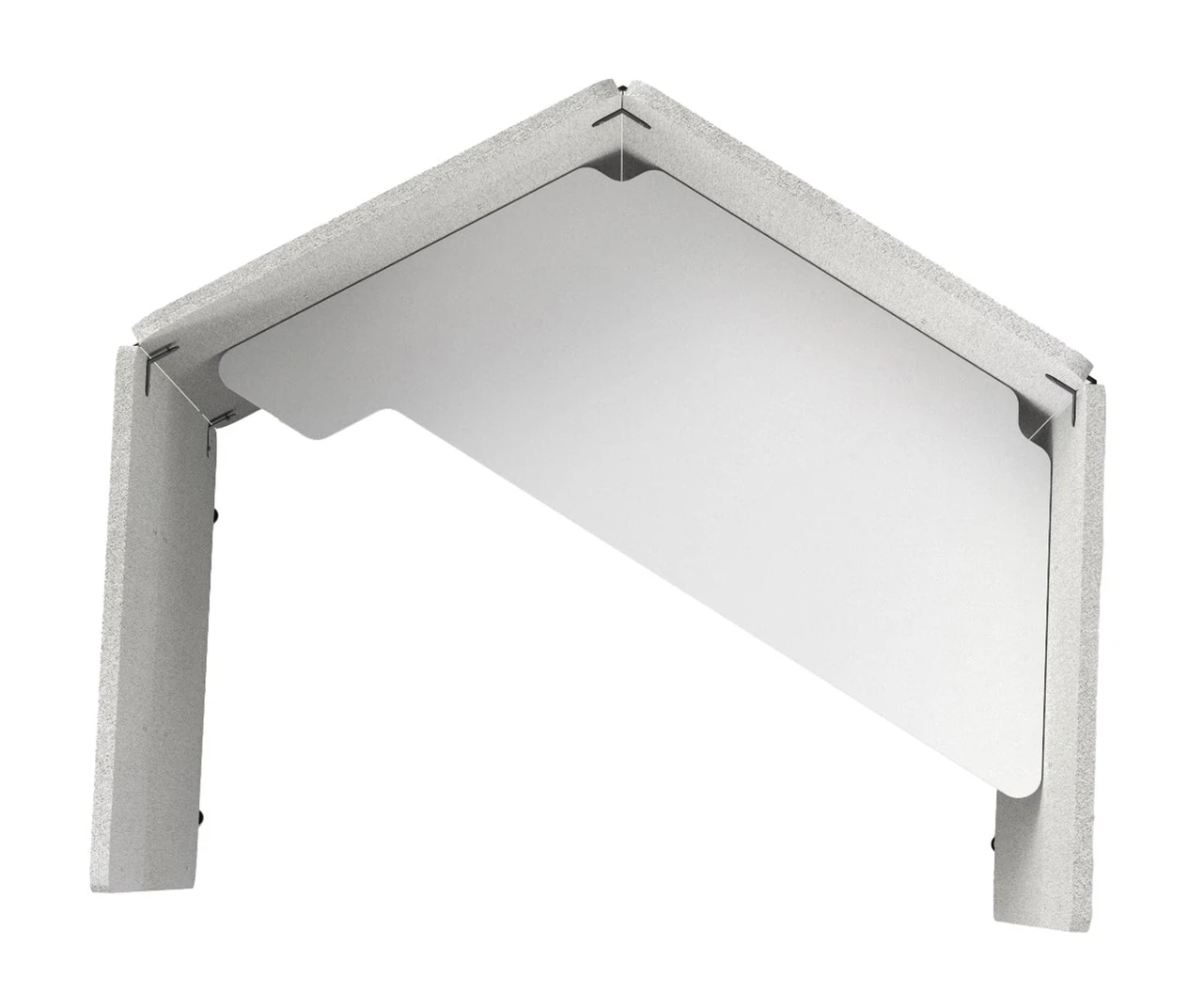 Luxor Workspaces Reclaim Acoustic Work Pod, 4-Panel (RCLMWP3) — product image 3