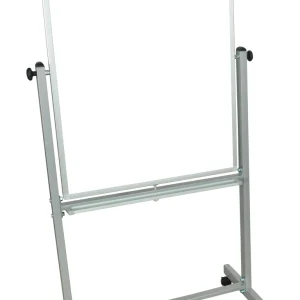 Luxor Workspaces Reversible Magnetic Whiteboard, White, 30"W X 40"H (MB3040WW)