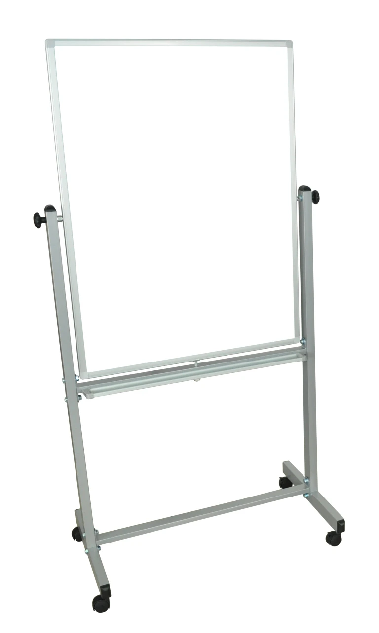 Luxor Workspaces Reversible Magnetic Whiteboard, White, 30"W X 40"H (MB3040WW)