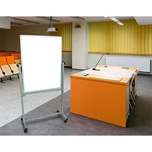 Luxor Workspaces Reversible Magnetic Whiteboard, White, 30"W X 40"H (MB3040WW) — product image 3