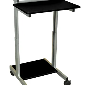 Luxor Workspaces Stand Up Presentation Station, Black (STANDUP-24-B)