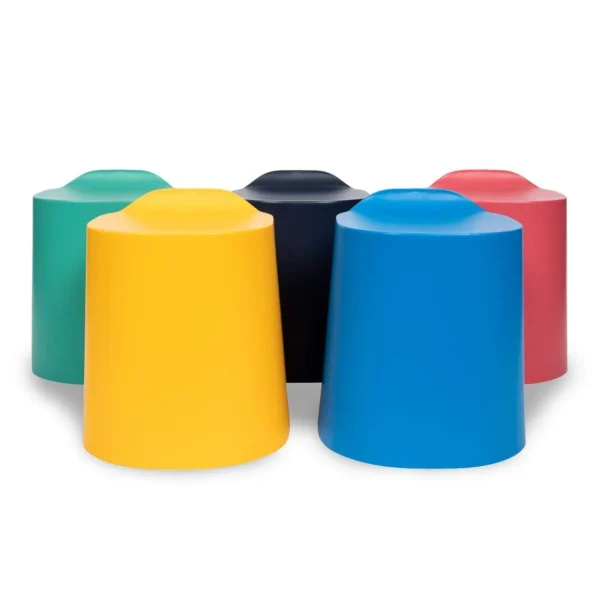 Luxor Workspaces Tailfin Plastic Stackable Stools G 5-Pack (STKSTOOL-5)