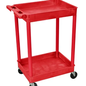 Luxor Workspaces Tub Cart, Red (RDSTC11RD)