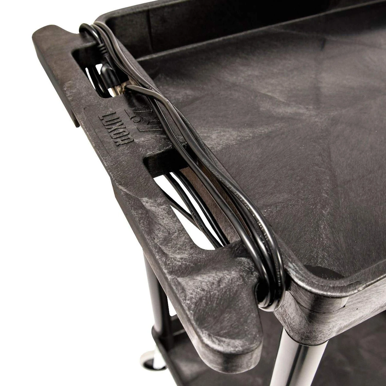 Luxor Workspaces Tub Cart, Three Shelves (STC111-B) — product image 2