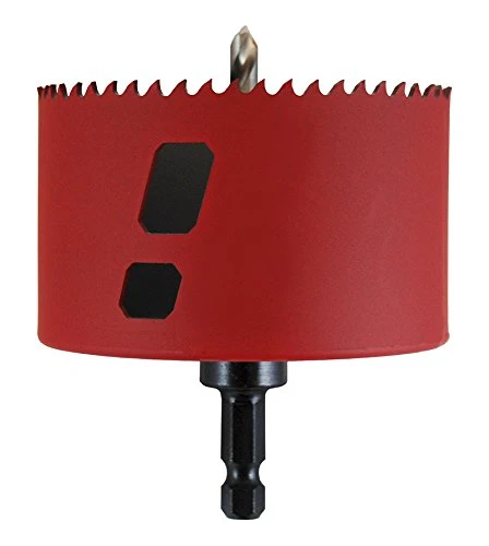 M.K. Morse MHSA46C Advanced Bi-Metal Hole Saw with Attached Arbor, 2-7/8" Dia
