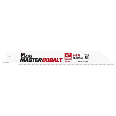 M.K. Morse RB95014T25 9" x 1" x .050" Master Cobalt Bi-Metal Reciprocating Blade
