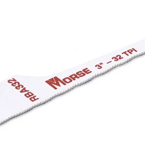 M.K. Morse RBA332T05 Air Saw Reciprocating Blade, 32TPI, 3-Inch, 5-Pack