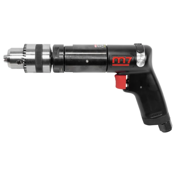 M7 0.5 hp Reversible Air Drill with Side Handle and 1/2"" Keyed Chuck (QE-443)