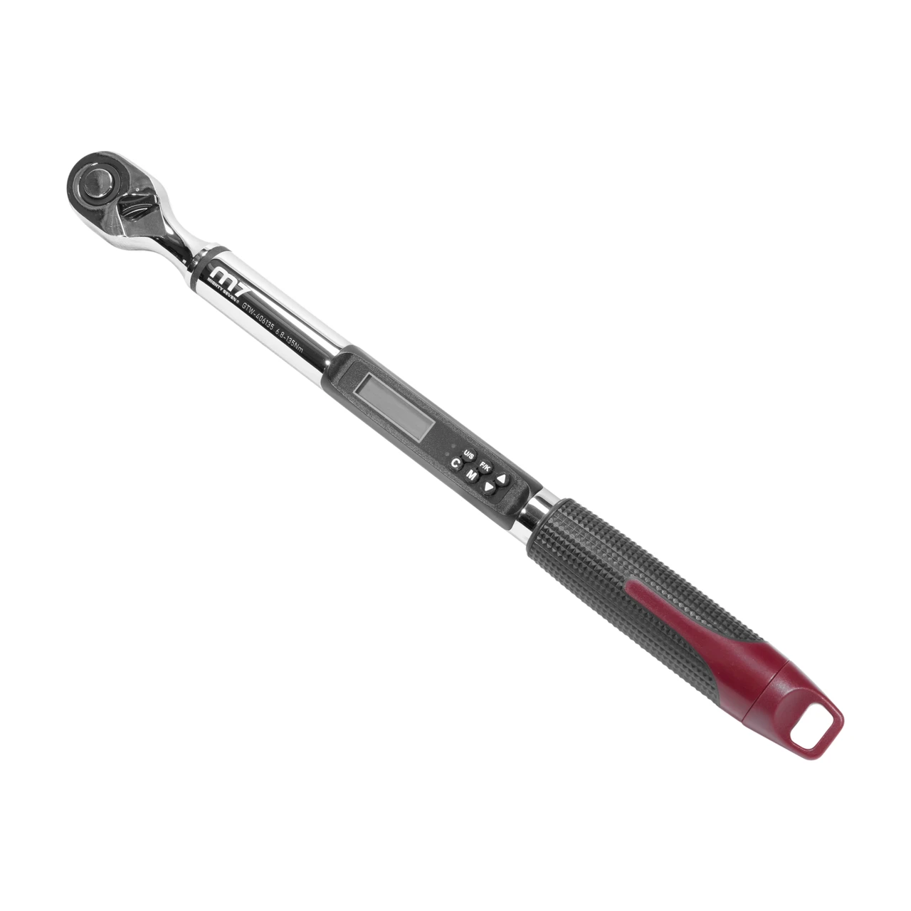 M7 GTW-406135 digital torque wrench with display and red-ended handle