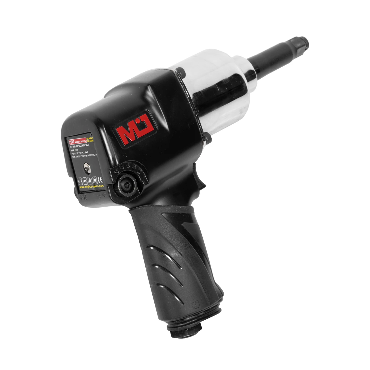 M7 1/2" Drive Twin Hammer Air Impact Wrench with 2" Extended Anvil (NC-4222) — product image 2