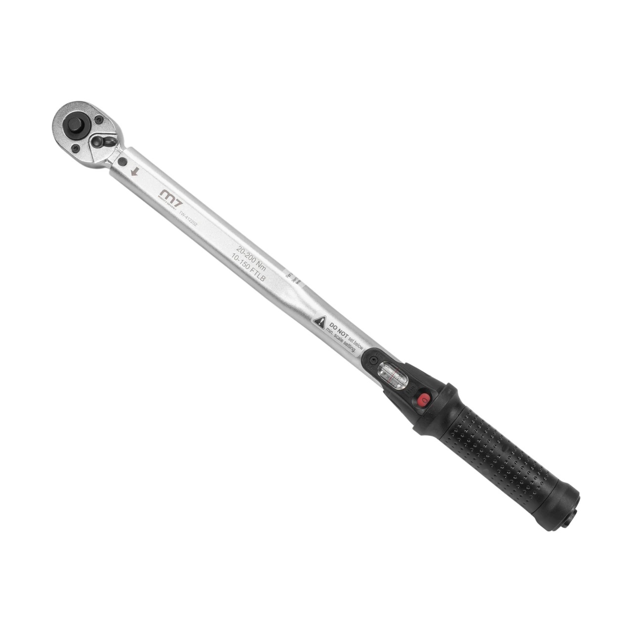 M7 1/2" Torque Wrench With Window Scale And Ft-Lb And Nm Data (TW-412202)