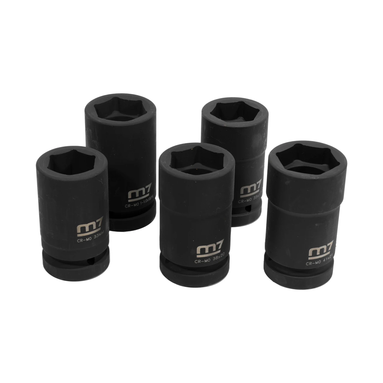 M7 1"" Drive Impact Socket Set Five-Piece Combination for Budd Wheels (MA8050) — product image 2