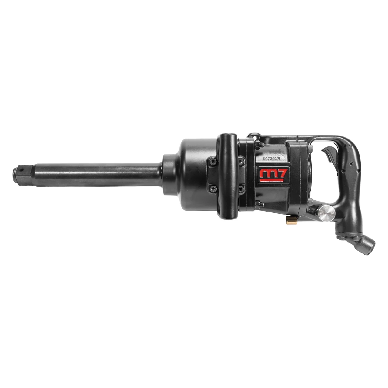 M7 long-anvil pneumatic impact with rear D-handle and side support handle