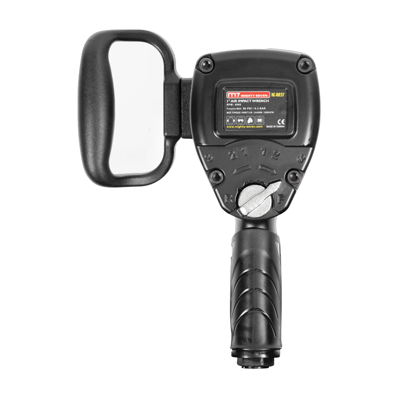 M7 1"" Square Drive Air Impact Wrench Twin Hammer and D-Grip Handle (NC-8237) — product image 7