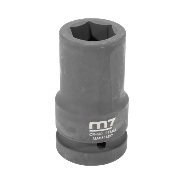 M7 27MM Deep Impact Socket 1"" Drive 6-Point Socket Head Chrome Moly (MA831M27)
