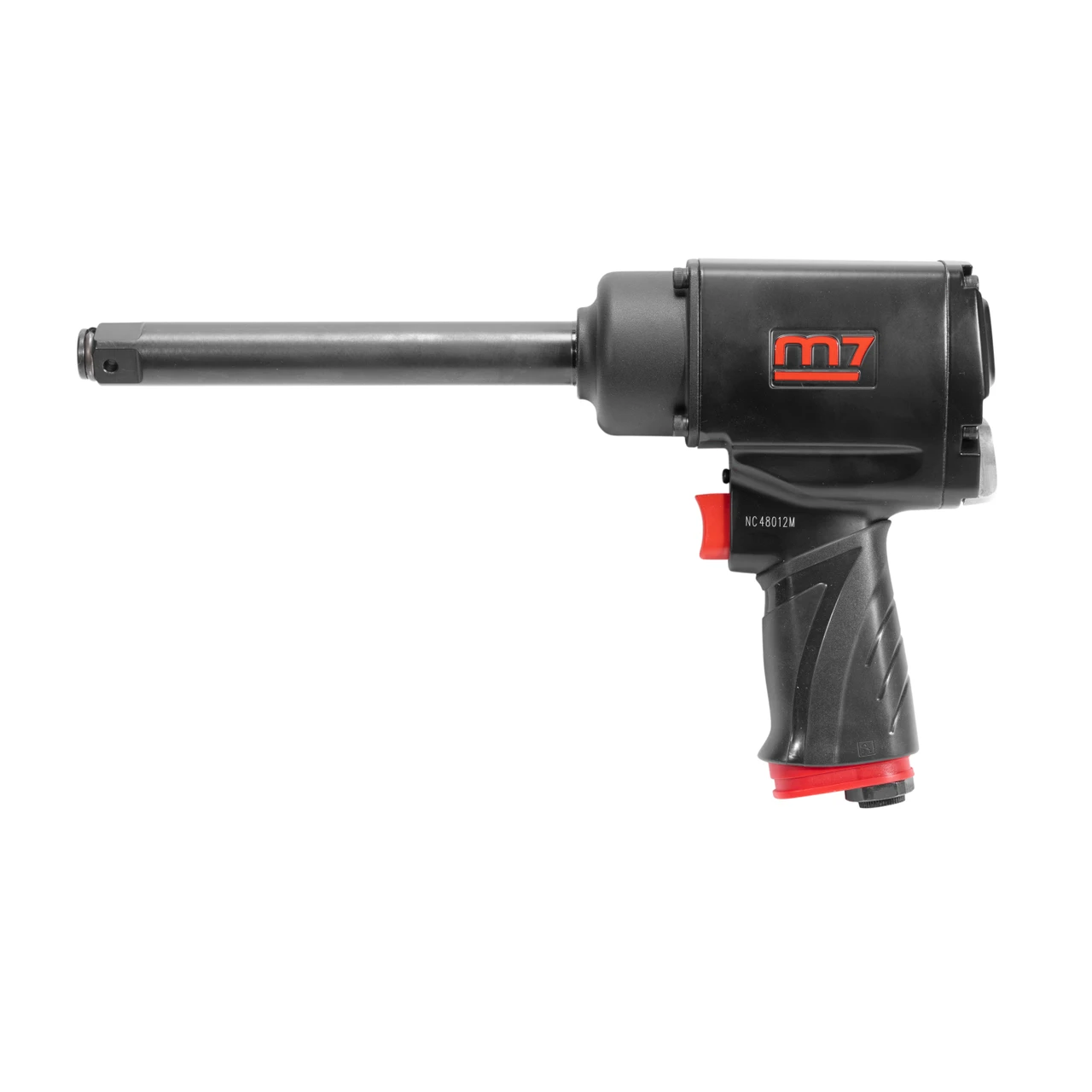M7 black pistol impact wrench with long extended anvil