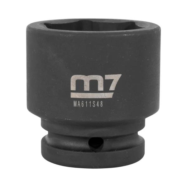 M7 3/4" Impact Socket 6-Point Head 1.5" Square Drive Black Oxide Coating (MA611S48)