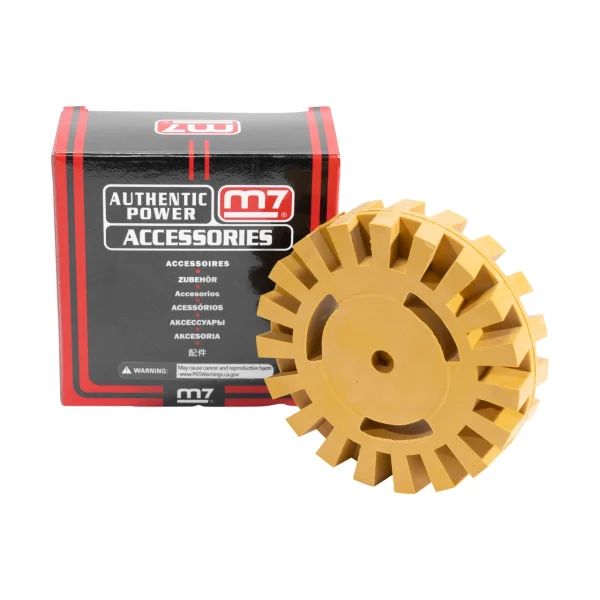 M7 4"" Eraser Wheel Tool Replacement 4000 RPM For Surface Cleaning Tool (QB-9414)