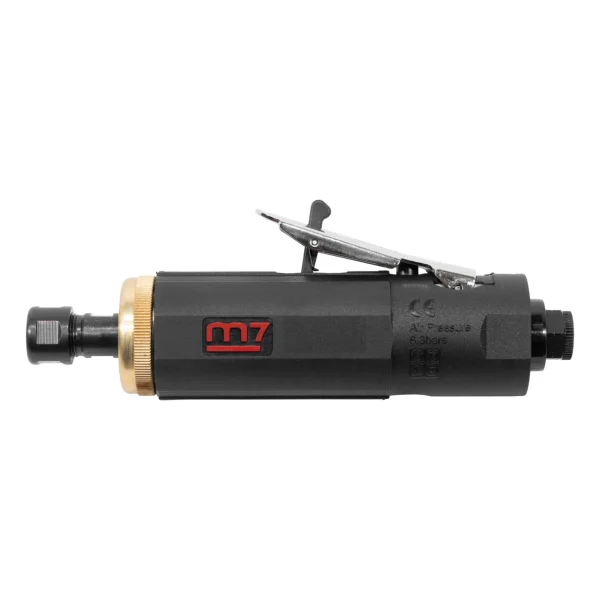 M7 Pneumatic Die Grinder with 0.9 hp Motor Lever Throttle and 1/4"" 1/8"" Collet (QA-211B)