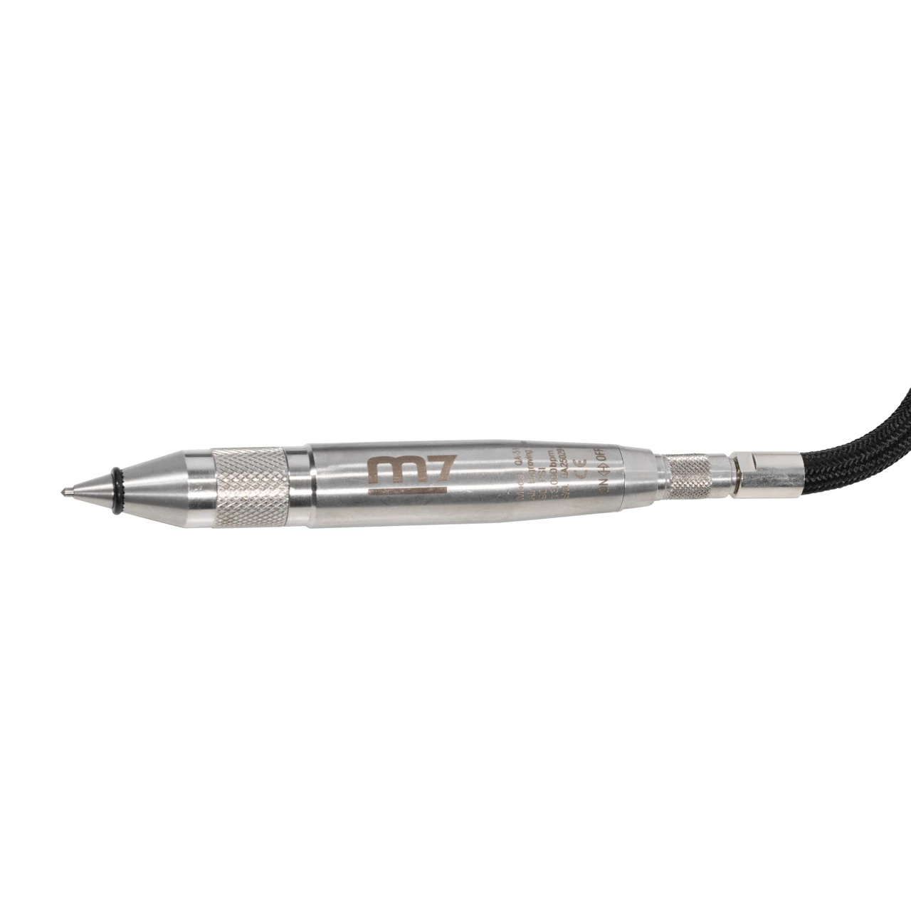 M7 Pneumatic Engraving Pen with Roll Throttle Operation and 4-ft Hose (QA-511) — product image 2