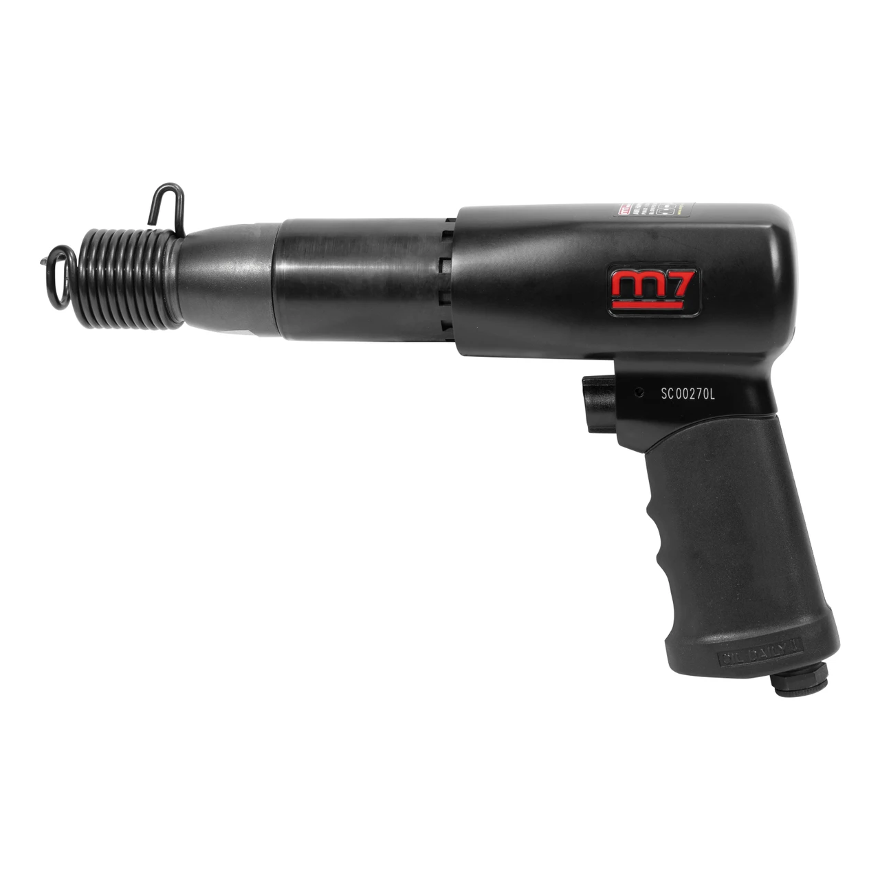 M7 Pneumatic Hammer With 0.40"" Round Shank and 4 Air Hammer Chisels (SC-212C)
