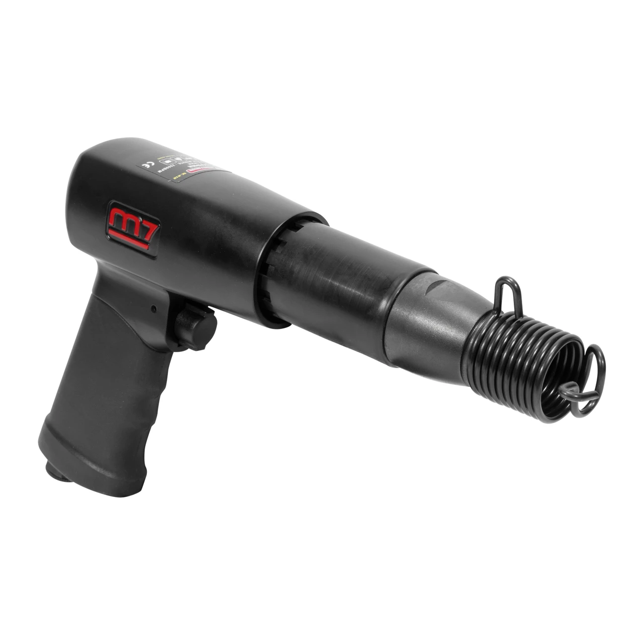 M7 Pneumatic Hammer With 0.40"" Round Shank and 4 Air Hammer Chisels (SC-212C) — product image 5