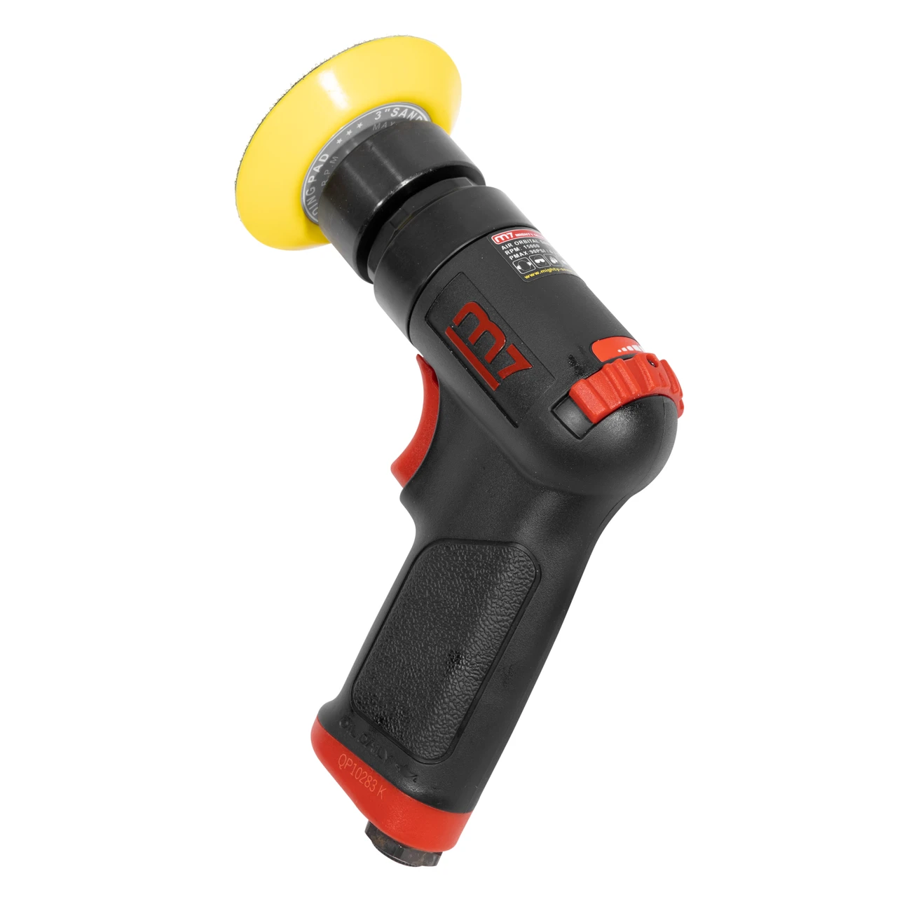 M7 Pneumatic Polisher Pistol Grip 2.5mm Orbit 3"" Polishing Pad Diameter (QP-113) — product image 2