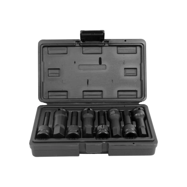 M7 Impact Driver Hex Bit Set with 1/2'' Drive 8-Piece SAE (MB44008S)