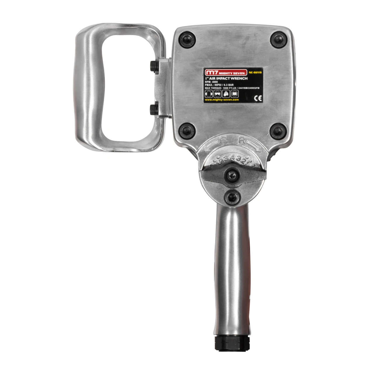 M7 Twin Hammer Heavy-Duty 1"" Air Impact Wrench with D-Grip Handle (NC-8219) — product image 6