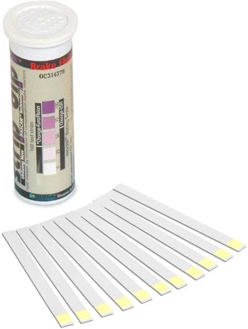 Mahle FluidPRO Bfx Brake Fluid Test Strips, 100 Strips (026 80354 00)